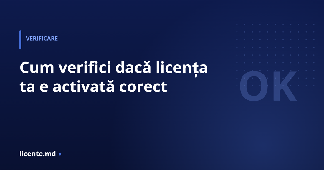 Cum verifici dacă licența Windows sau Office e activată corect — licente.md