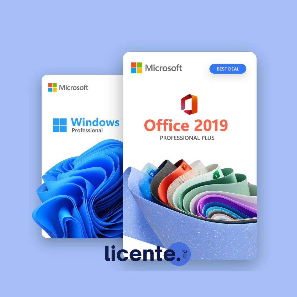 Licenta Windows 11 Pro + Office 2019 Pro Plus